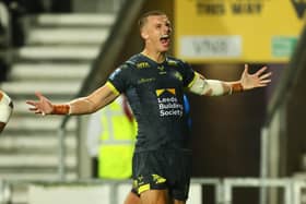 Ash Handley will be at full-back for Leeds Rhinos against Hull FC on Friday. Picture by Paul Currie/SWpix.com.