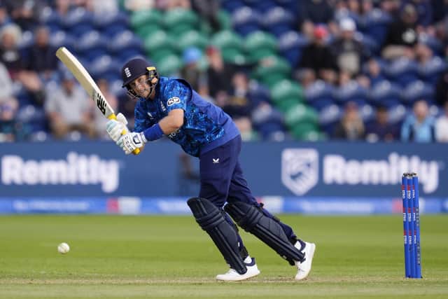 EASY DOES IT: Joe Root batting plays through mid-wicket during his match-winning innings against the West Indies at Sophia Gardens. Picture: Nick Potts/PA