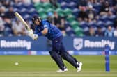 EASY DOES IT: Joe Root batting plays through mid-wicket during his match-winning innings against the West Indies at Sophia Gardens. Picture: Nick Potts/PA