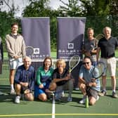 B&DWYW - SGB-47271 - Pickleball enthusiasts enjoying their sport following Barratt Homes' donation