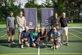 B&DWYW - SGB-47271 - Pickleball enthusiasts enjoying their sport following Barratt Homes' donation