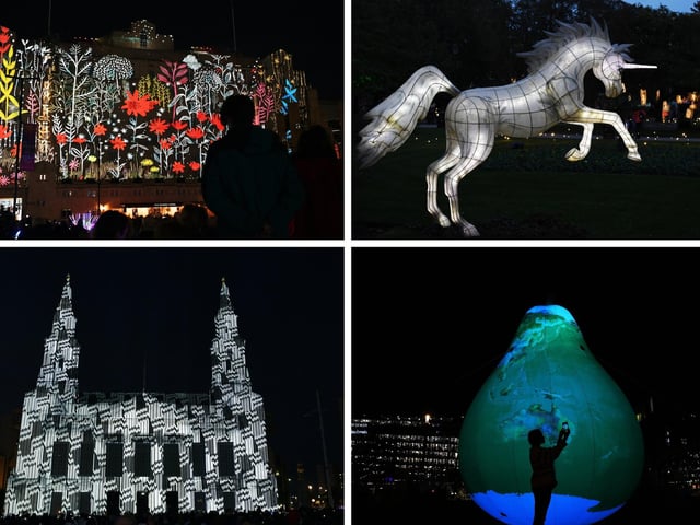 It was a spectacular opening night as thousands headed to Leeds to take in the array of installations. Photos: National World