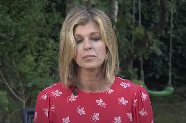 Kate Garraway talked about her husband's condition on Good Morning Britain via a video call from her back garden in North London