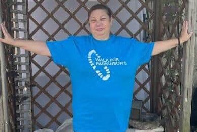 Michelle Broom from Castleford will be taking part in this year’s Walk for Parkinson’s in Leeds