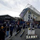 A general view of The Billy Bremner Statue at Elland Road, Leeds. Picture date: Tuesday April 4, 2023.