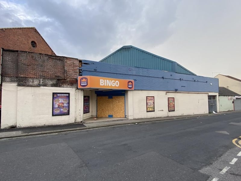 The former Empire Bingo, on Swinton Road, Mexborough, has a guide price of £150,000. The auction brochure says it offers potential for a variety of uses including redevelopment.
