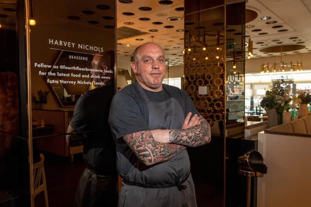 Lee Heptinstall, head chef at Harvey Nichols Fourth Floor Brasserie, which has launched a new winter menu (Photo: Bruce Rollinson)
