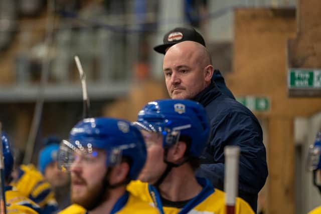 KEEP AT IT: Leeds Knights' head coach Ryan Aldridge is pleased with the form of Oli Endicott this season. Picture courtesy of Oli Portamento.