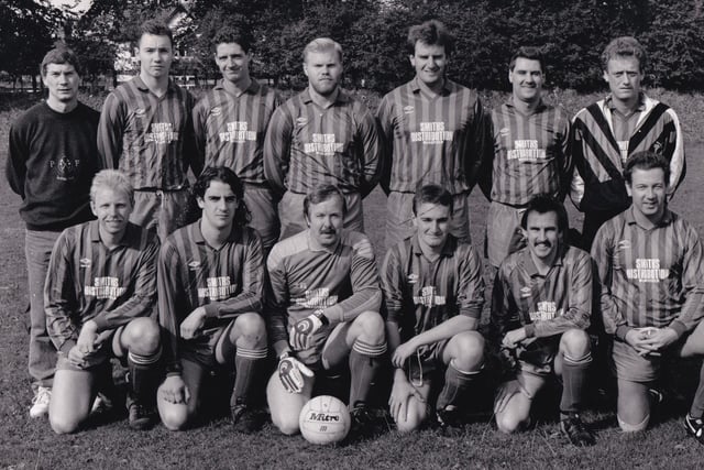 Ancestor, who played in the Premier Division of the Leeds Combination League, pictured in September 1990. Back row, from left, are Billy Chisholm, Peter Ship, Danny Weaver, Craig Readman, Graham Gaunt, Stephen Florry and Gary Sowden. Front row, from left, are Kenny Jousey, Paul Winterbottom, Kenny Dixon, Andrew Gaunt, Stephen Duffy and John Grieves.