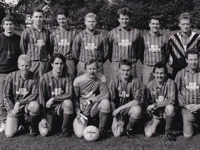 Ancestor, who played in the Premier Division of the Leeds Combination League, pictured in September 1990. Back row, from left, are Billy Chisholm, Peter Ship, Danny Weaver, Craig Readman, Graham Gaunt, Stephen Florry and Gary Sowden. Front row, from left, are Kenny Jousey, Paul Winterbottom, Kenny Dixon, Andrew Gaunt, Stephen Duffy and John Grieves.