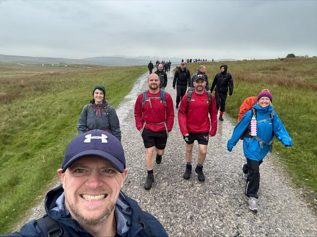 Gateley walkers complete the Yorkshire Three Peaks challenge