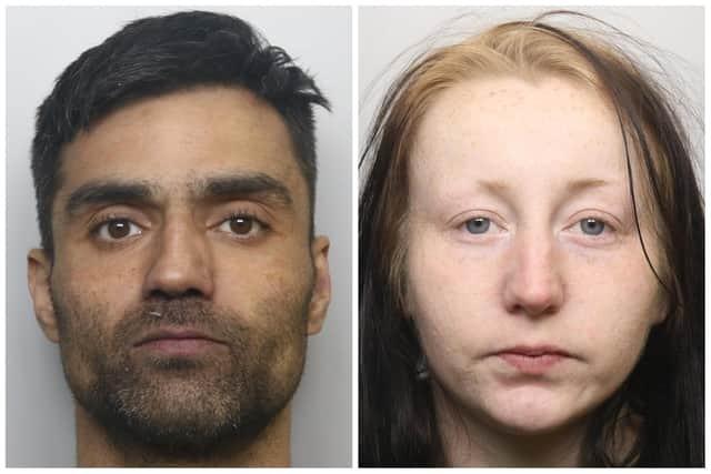 This couple with a history of violence attacked a pensioner in the street before stealing his wallet over a disagreement involving a mutual friend. The pair,  who both have lengthy criminal records, set about the 73-year-old on Oak Tree Crescent in Gipton, slapping and punching him before dragging him over a parked car. They were both jailed for 18 months.
