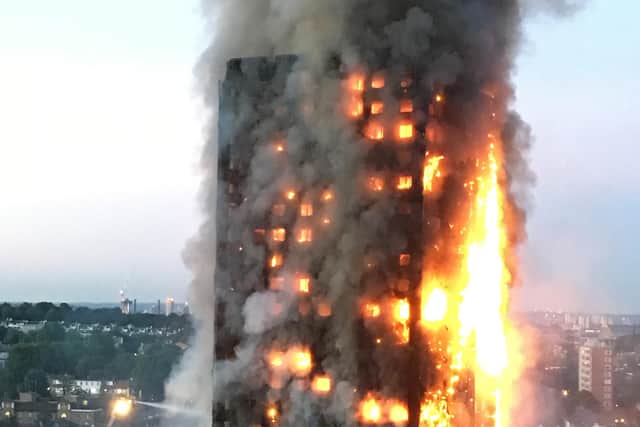 Smoke billowing from a fire that engulfed the 24-storey Grenfell Tower in west London, which claimed seventy-two lives (Photo: Natalie Oxford/PA Wire)