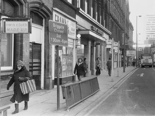 A view down Duncan Street in January 1976.