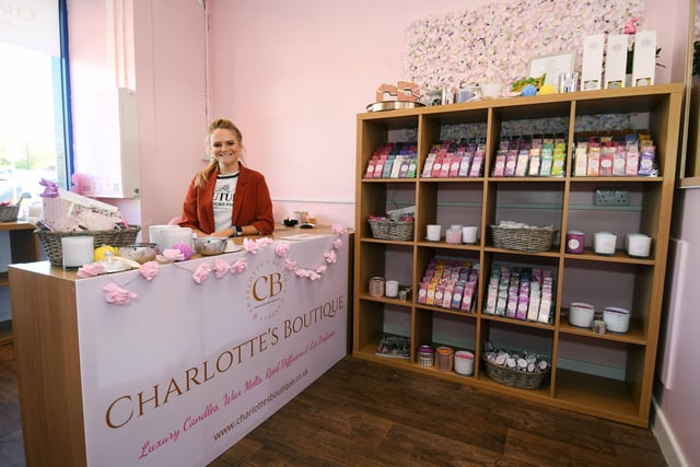 Charlotte's Boutique, a candle and wax melt shop, opened in Horsforth in March. Founder Charlotte Russell (pictured) started making candles on her kitchen table during lockdown, and her hand-crafted goods include the 'fully-loaded' wax melts decorated with seashells, mermaid tales and other quirky designs.