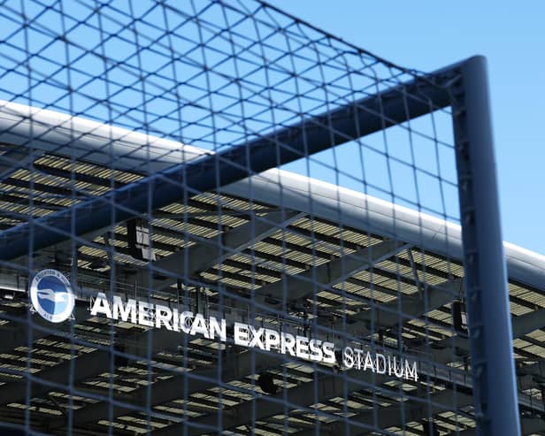 A Leeds United supporter has been arrested over homophobic abuse at Brighton and Hove Albion in November