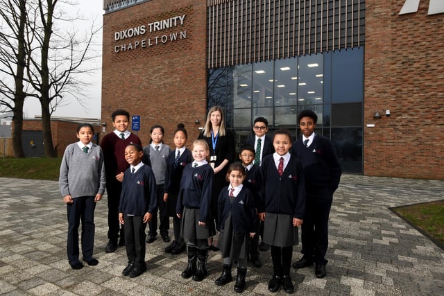 Inspectors said, in January 2022: "Trustees, leaders and staff have established a school with excellence at the core of everything that takes place. The highest expectations are set for all pupils. Leaders have designed a curriculum to help pupils thrive, both personally and academically."  
Headteacher Natalie Brookshaw is pictured with some of the pupils outside the school.
