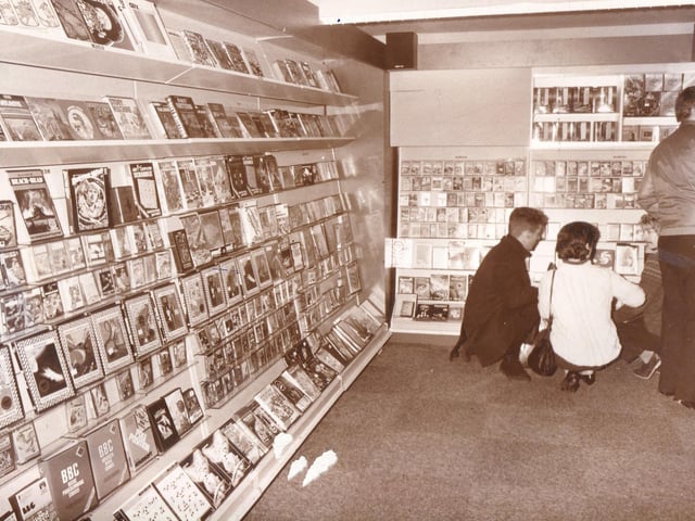 The new store offered computer software ranges from games to programming courses.