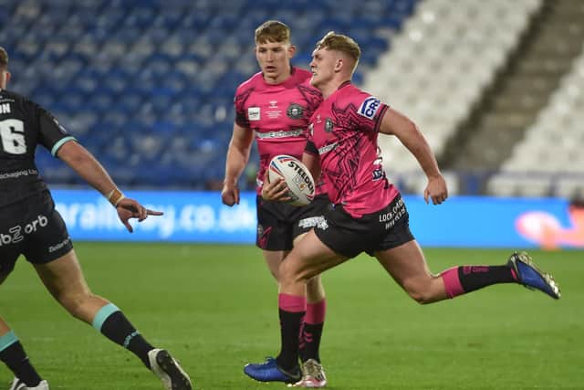 Rhinos signing James McDonnell in action for Wigan against Huddersfield this year. Picture by Bernard Platt.



MANDATORY CREDIT: Bernard Platt

For editorial use only. Copyright remains property of Bernard Platt