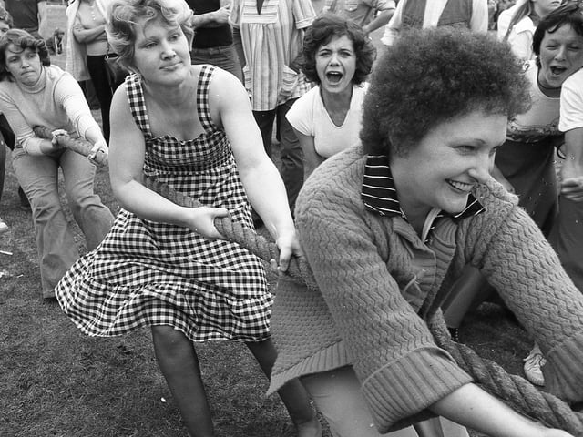 Did you take part in the annual tug of war contest?