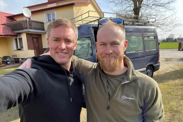 Leeds businessman James Baker, alongside his friend Mike Harding, made 4,000-mile round trips to deliver aid and help refugees and pets flee. James said: "We’re shocked and horrified by the unfolding conflict in Ukraine. So much so, that we’ve decided we cannot just sit by and watch this happen, and feel moved to help as best we can."