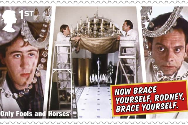 The Royal Mail has issued a special set of Only Fools and Horses stamps. (Pic: PA)