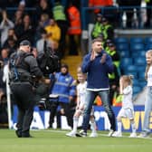 THANK YOU: From Leeds United's fans to Stuart Dallas at the half-time interval of Saturday's Championship clash against Blackburn Rovers at Elland Road. Photo by Jess Hornby/PA Wire.