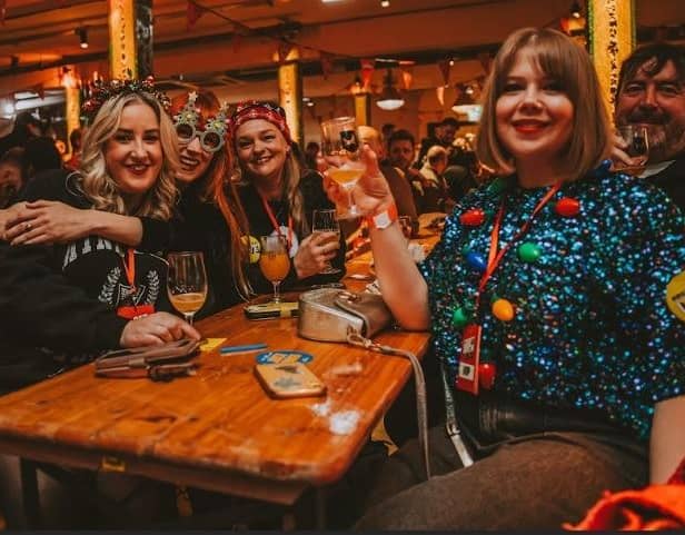 Get Christmas started at the Bottomless Beer Festival this December at Tileyard North. Photo: Danny Payne.