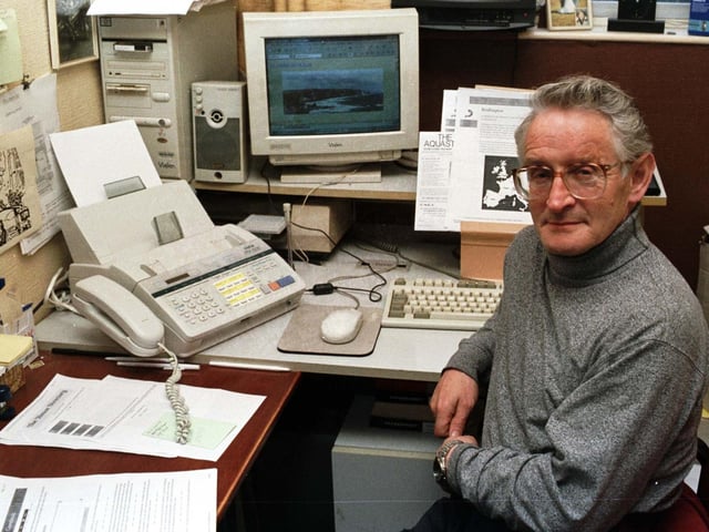 This is Trevor Pearson who in March 1998 was promoting Bridlington to the world on the Internet.