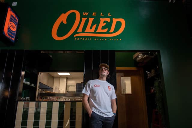 James Newman is the founder of Well Oiled, which serves food from the Meanwood Tavern (Photo: Bruce Rollinson)