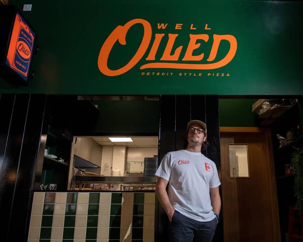 James Newman is the founder of Well Oiled, which serves food from the Meanwood Tavern (Photo: Bruce Rollinson)