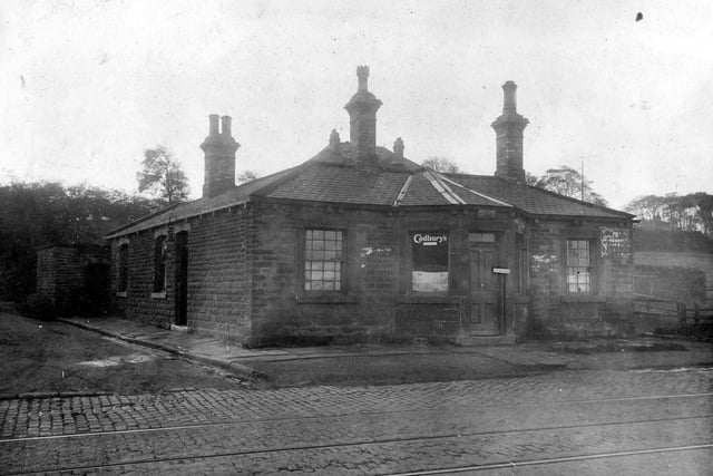 The former Toll House on Stanningley Road pictured in October 1927.