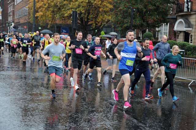 The Abbey Dash runners will once again take to the streets of Leeds this weekend. Picture: Steve Riding
