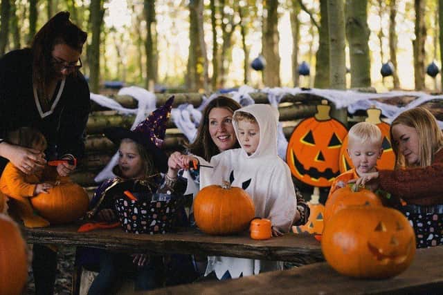 Pumpking Carving at North Yorkshire Water Park
