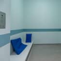 The custody suite inside West Yorkshire Police Leeds District HQ, in Elland Road, Leeds.