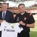 BIG NIGHT - Brisbane Roar head coach Warren Moon, right, is a self described 'huge' Jesse Marsch fan and is relishing the chance to pit his wits against the Leeds United boss. Pic: Getty