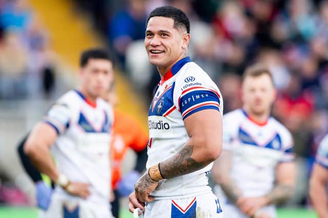 Renouf Atoni is back in contention for Wakefield Trinity after injury. Picture by Allan McKenzie/SWpix.com.