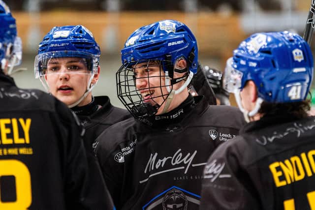 BACK FOR MORE: Young forward Danny Harrison has signed a further one year deal to remain at Leeds Knights. Picture: Kev Bland/Knights Media.