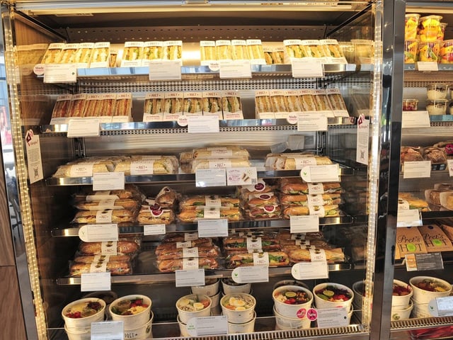 Sandwiches will be freshly made each day with any unsold ones to be given to a local charity.