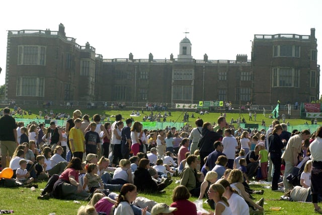 Party in the Park in 2000, at Temple Newsam in Leeds.