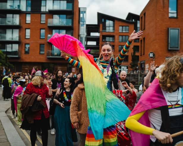 The first Kelham Pride in full swing.