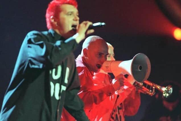 Leeds anarcho-punks Chumbawumba broke into the mainstream with their 1997 single Tubthumping. The track was nominated for Best Single at the 1998 Brit Awards but lost out to All Saints with their song 'Never Ever'. However, the band's association with the show is probably best related to them pouring a bucket of ice water on the then deputy Prime Minister John Prescott.