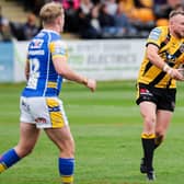 Castleford Tigers' Brad Singleton in action against Leeds Rhinos at OneBore Stadium last May. Picture by Alex Whitehead/SWpix.com.