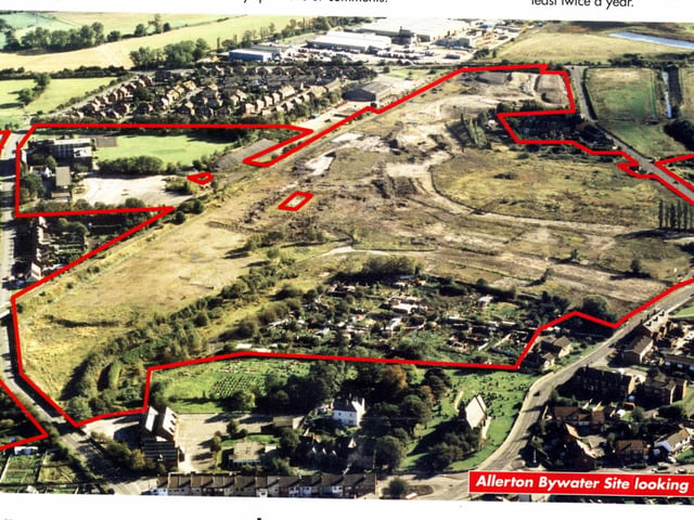 Plans were unveiled to redevelop Allerton Bywater.