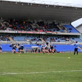 Hunslet RLFC are urging Featherstone Rovers fans to lend their support this year and help their own club at the same time. Picture by Bruce Rollinson/SWpix.com.