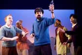 Stephen appearing in the stage version of Tin Tin as Captain Haddock.