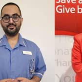 Kabir Hussain (left) and Solome Mealin (right)
