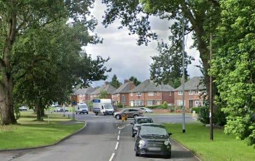 The mini roundabout at Wykebeck Valley Road, Gipton. (Google Maps)