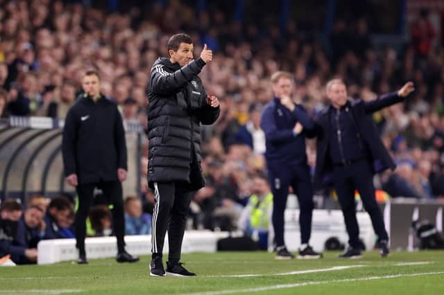 HAPPY AND FOCUSED: Leeds United boss Javi Gracia. Photo by Alex Livesey/Getty Images.