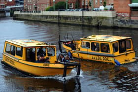 The Leeds Dock water taxis. Picture: Jonathan Gawthorpe